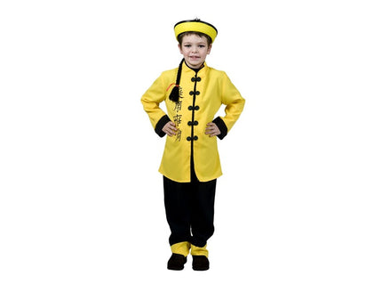 déguisement de chinois jaune enfant taille 140cm