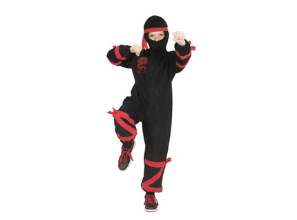déguisement de ninja noir pour enfant taille 116cm