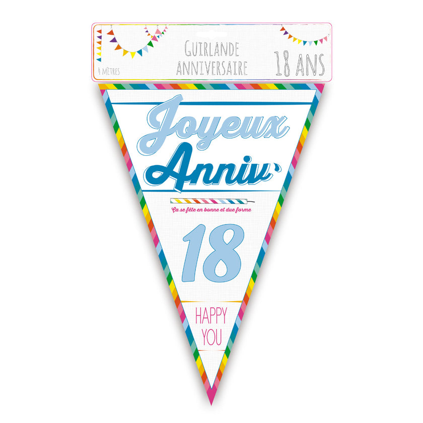 GUIRLANDE 18 ANS 4M