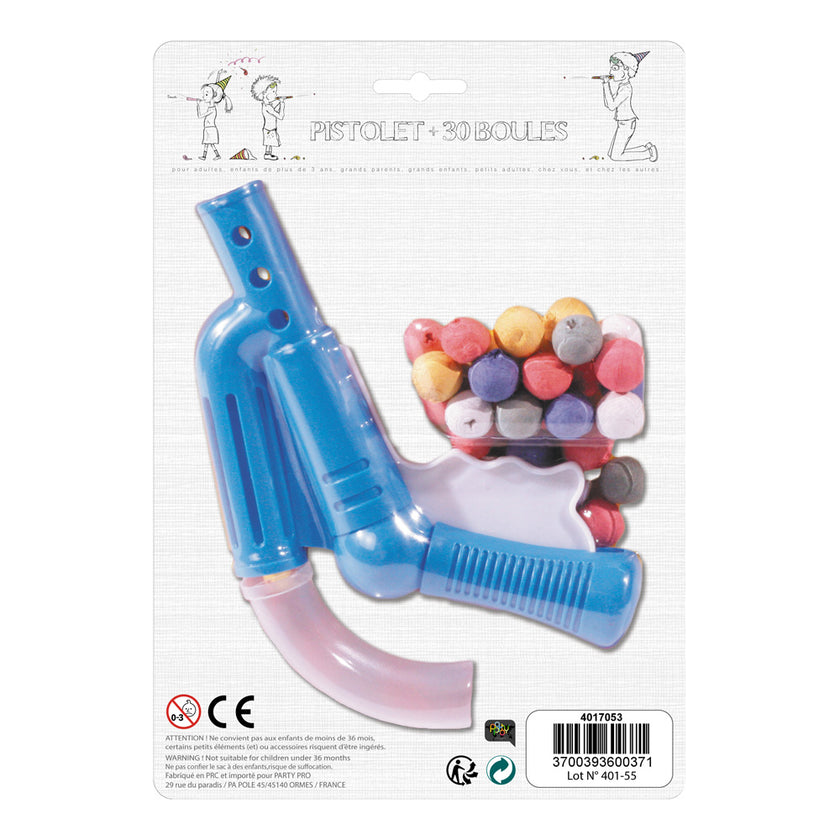 PISTOLET + 30 BOULES DANCING