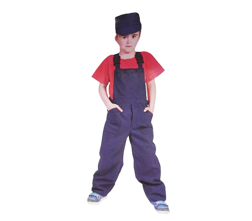 salopette bleue enfant taille 140cm