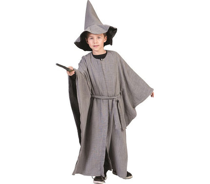 cape de magicien gris enfant taille 116cm