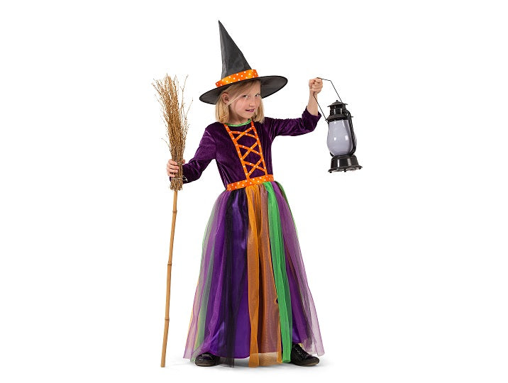 déguisement de sorcière wilma enfant 2pcs taille 128cm