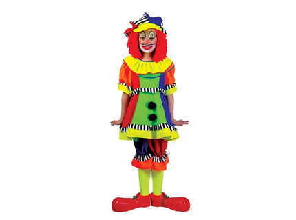 déguisement de clown olivia fille 3pcs 128cm