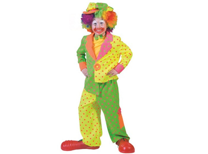 déguisement de clown fluo garçon 164cm