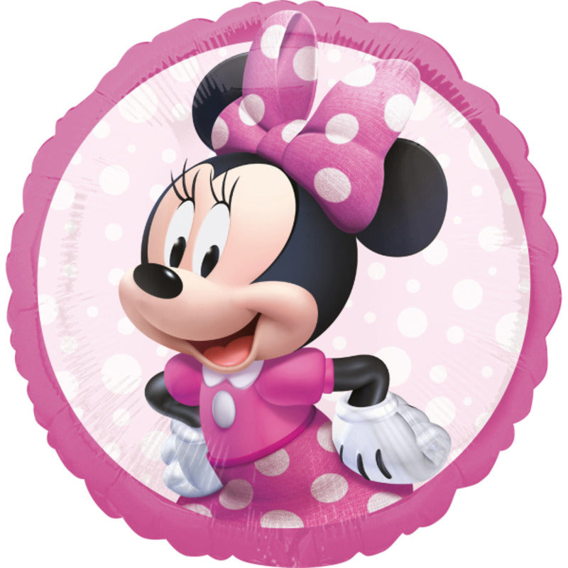 Ballon Aluminium Rond Minnie Mouse Forever 18'' - Amscan
