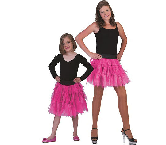 jupe/tutu rose fluo fille taille unique