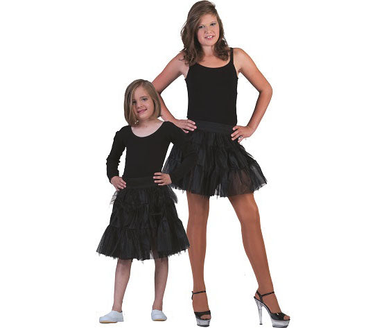 jupe/tutu en tulle noir fille taille unique