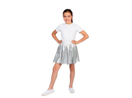 jupe disco lamée argent enfant taille unique