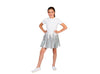 jupe disco lamée argent enfant taille unique