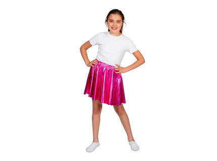 jupe disco lamée pink fuchsia enfant taille unique