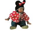 cape baby mouse avec capuche pour enfant taille unique