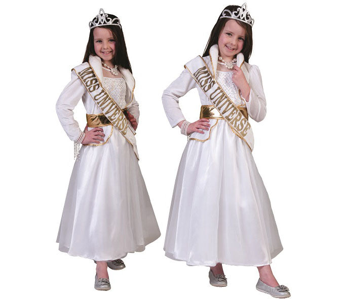 déguisement miss univers fille taille 128cm