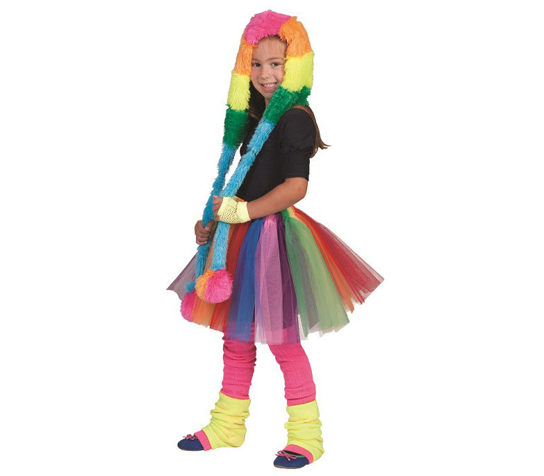 jupe en tulle tutu arc en ciel fille taille unique