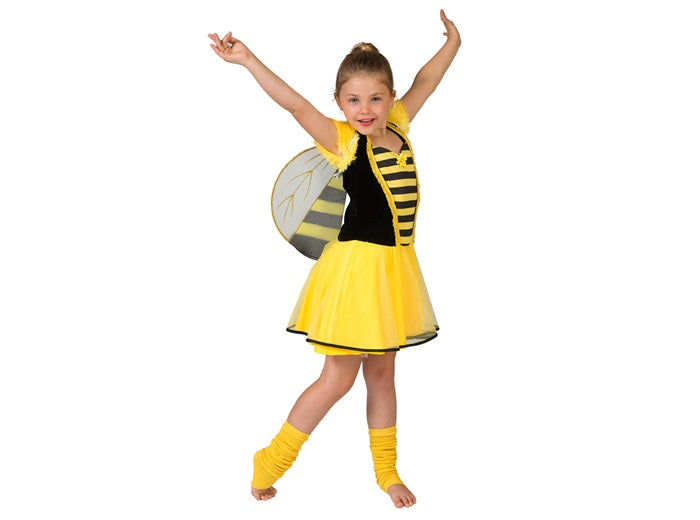 déguisement d''abeille jaune noir enfant taille 128cm