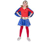 déguisement super girl enfant 3pcs taille 140cm