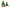 bonnet de noël sapin vert avec étoile et guirlande or adulte
