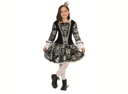 déguisement baroque rococo lady argent fille