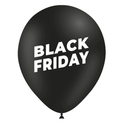 8 ballons HG112 noir black Friday