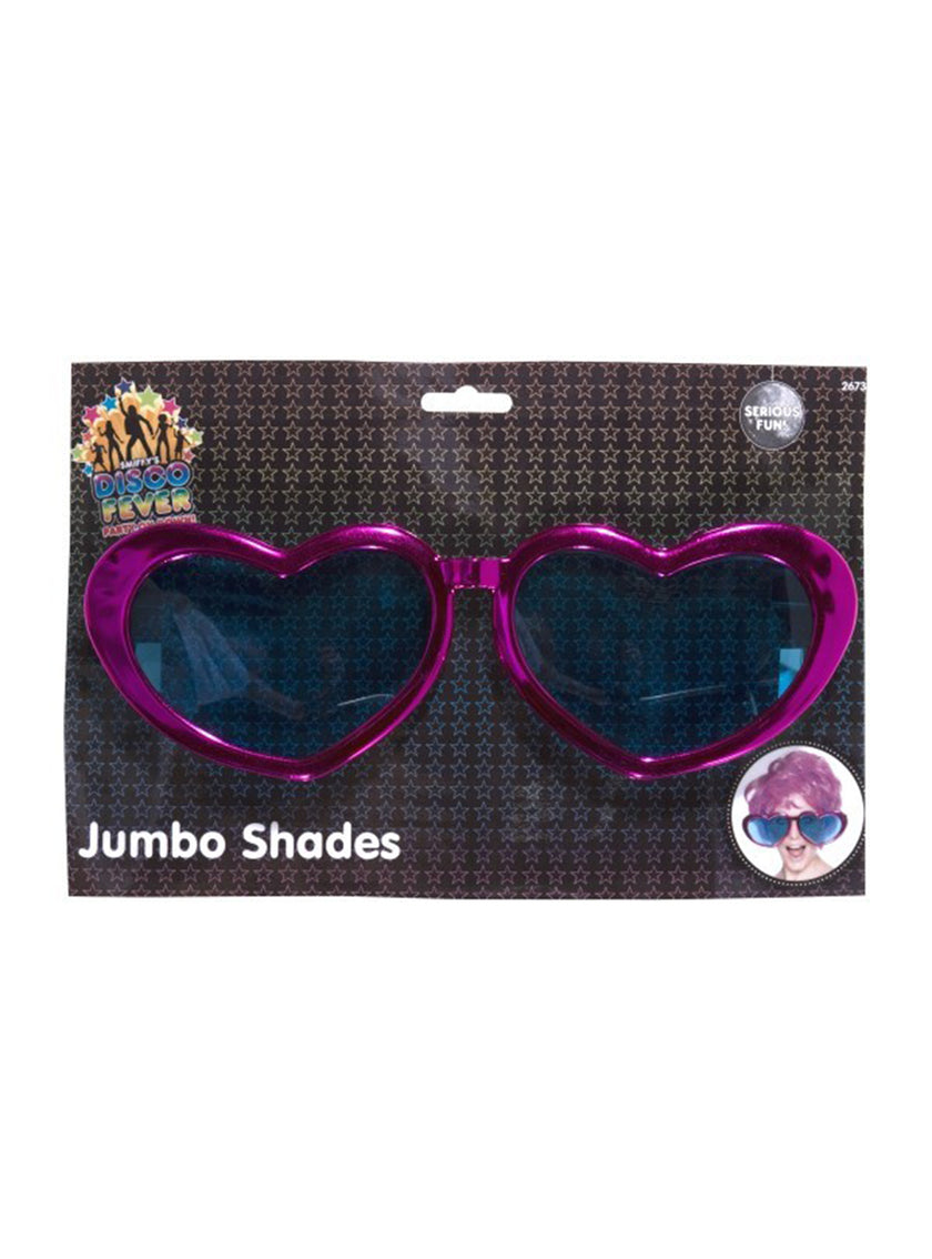 Grandes lunettes avec une forme de coeur