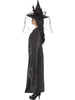 Cape noire de sorcière adulte