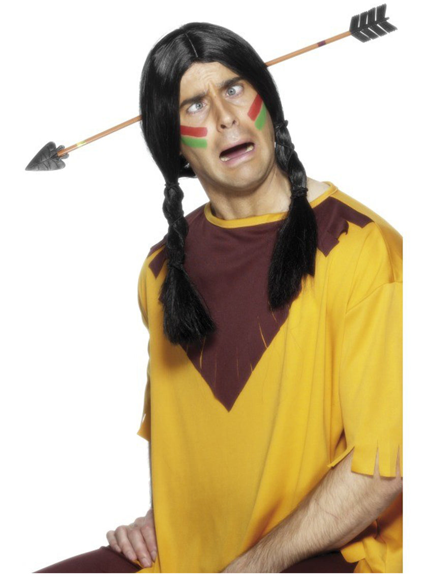 Flèche traversant la tête