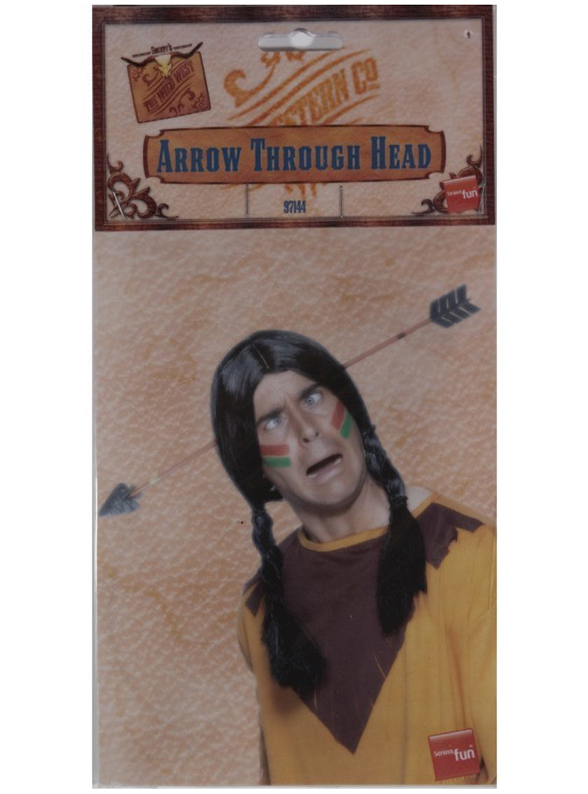 Flèche traversant la tête