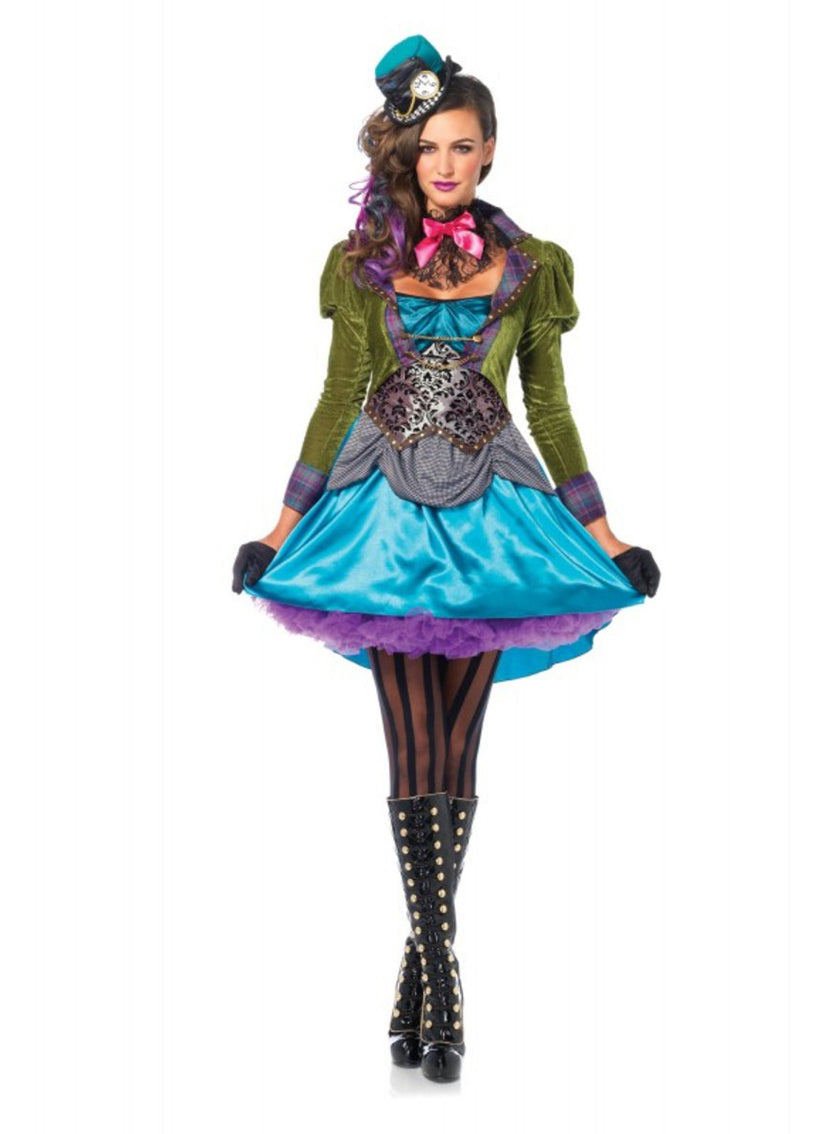 Déguisement chapelier deluxe femme