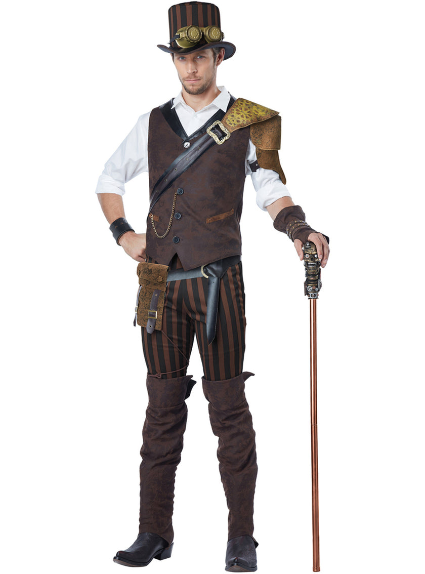 Déguisement steampunk aventurier homme