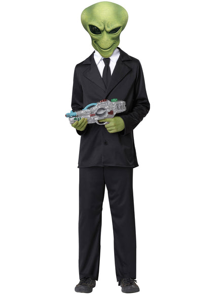 Kit masque et mains d'alien enfant