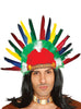 Coiffe indienne avec des plumes