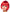 Perruque courte rouge femme