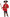 déguisement de pirate pour enfant rouge & noir taille 128cm