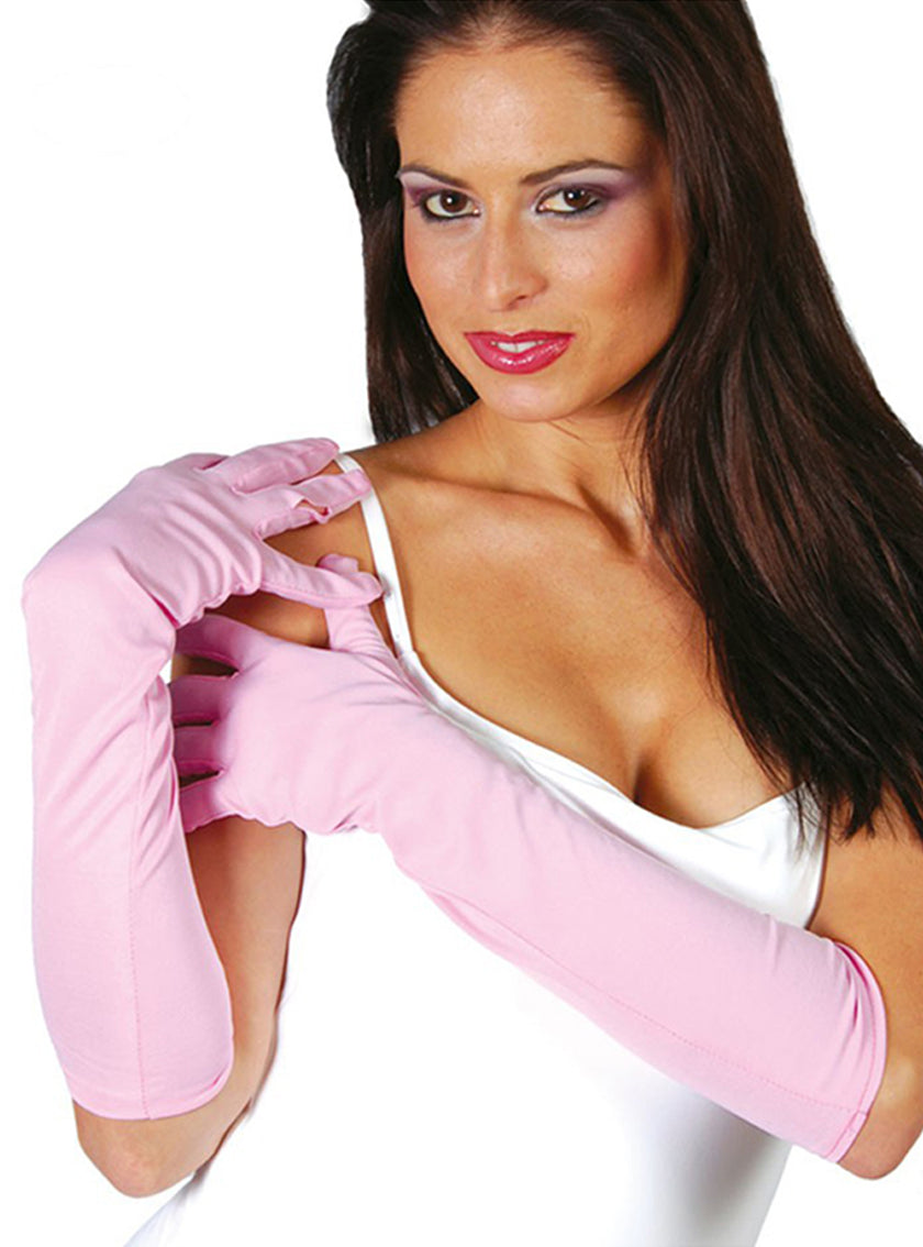 Gants roses