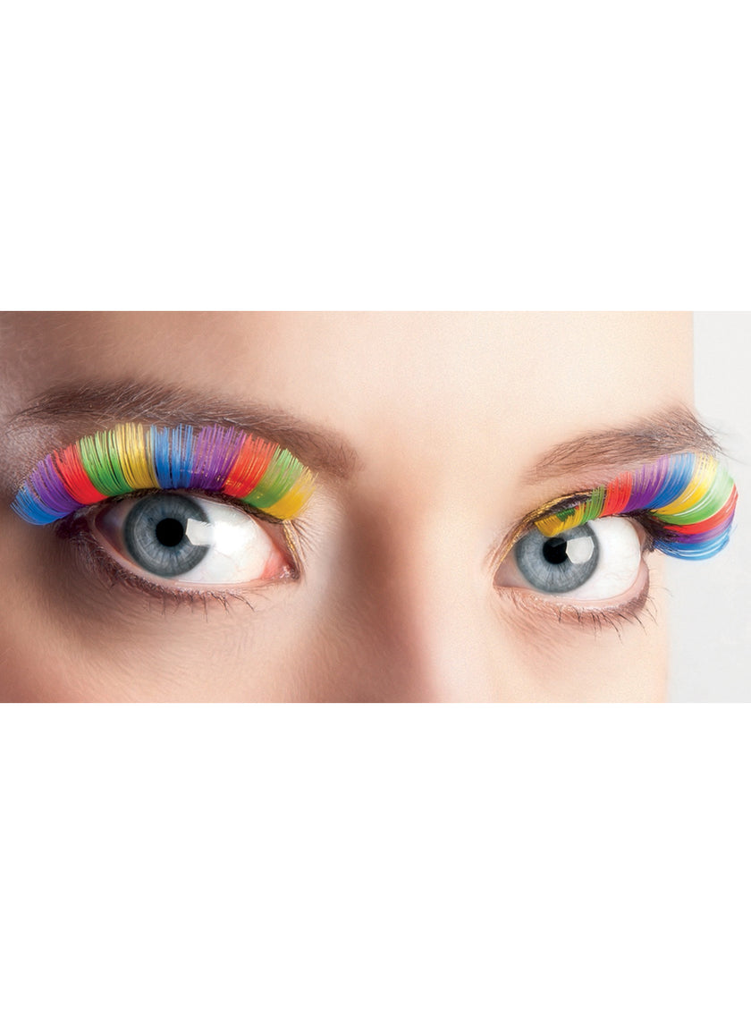 Faux-cils multicolore femme