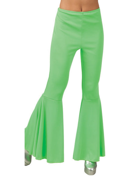Pantalon Pattes d'eph vert femme
