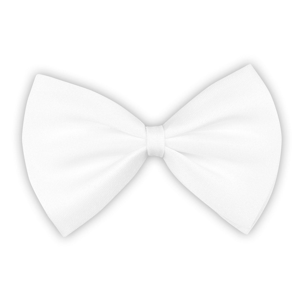 Nœud papillon blanc adulte