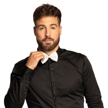 Nœud papillon blanc adulte