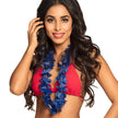 Collier hawaïen bleu adulte