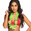 Collier hawaïen vert adulte