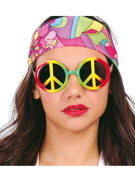 Lunettes hippie multicolore