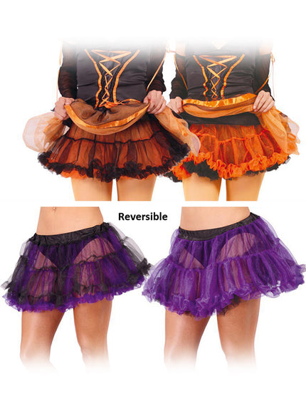Tutu réversible orange / lilas