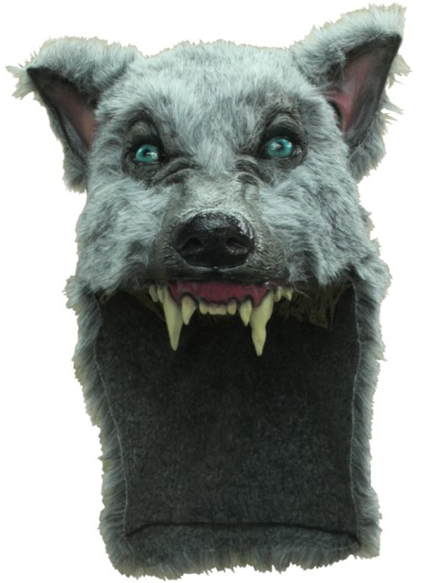 Casque de loup gris