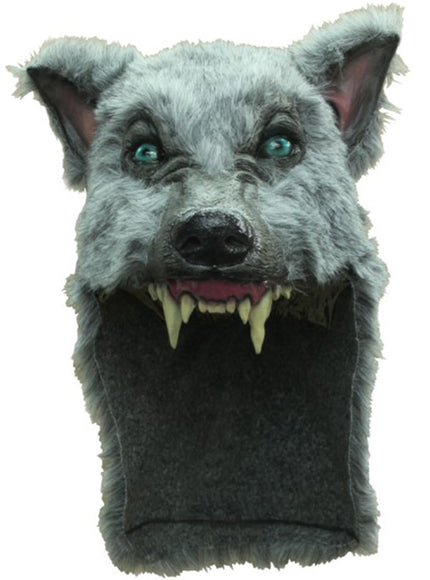 Casque de loup gris