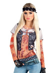 T-shirt motarde sexy femme