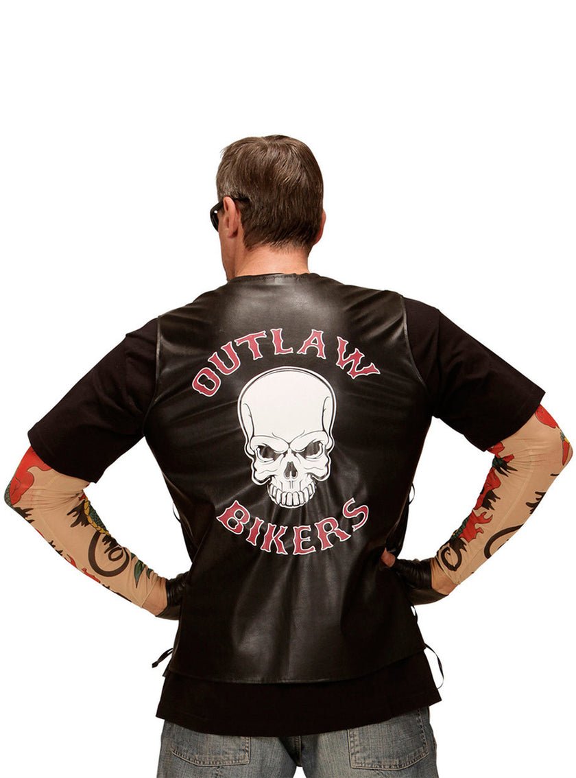 Gilet motard biker homme