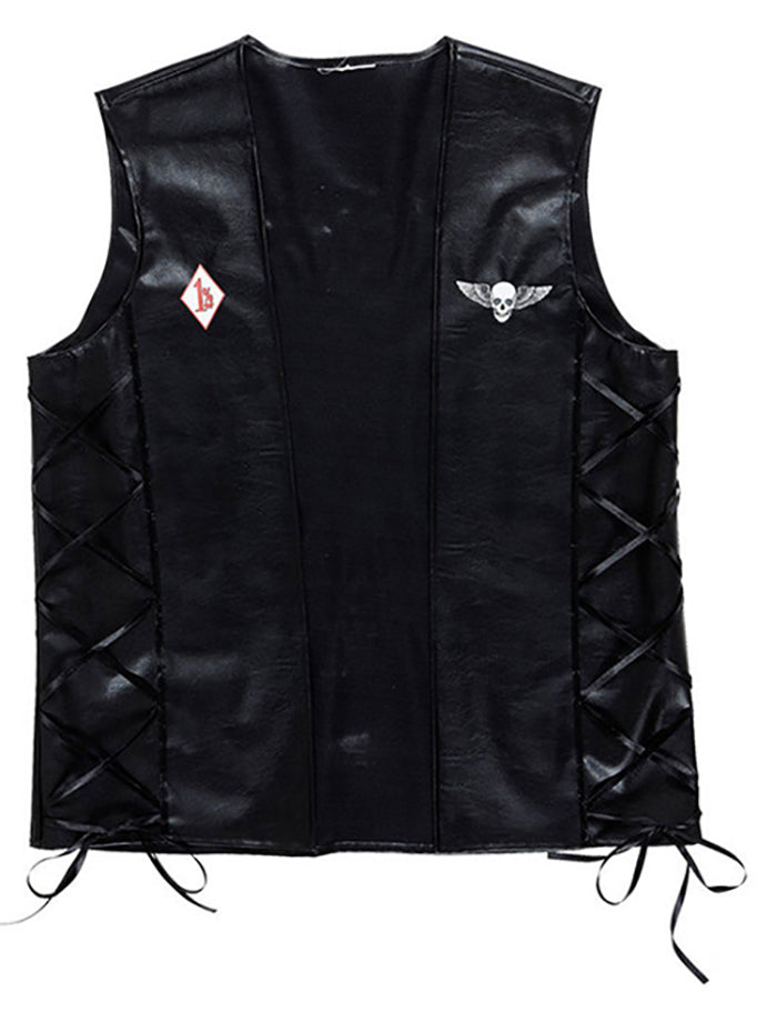 Gilet motard biker homme
