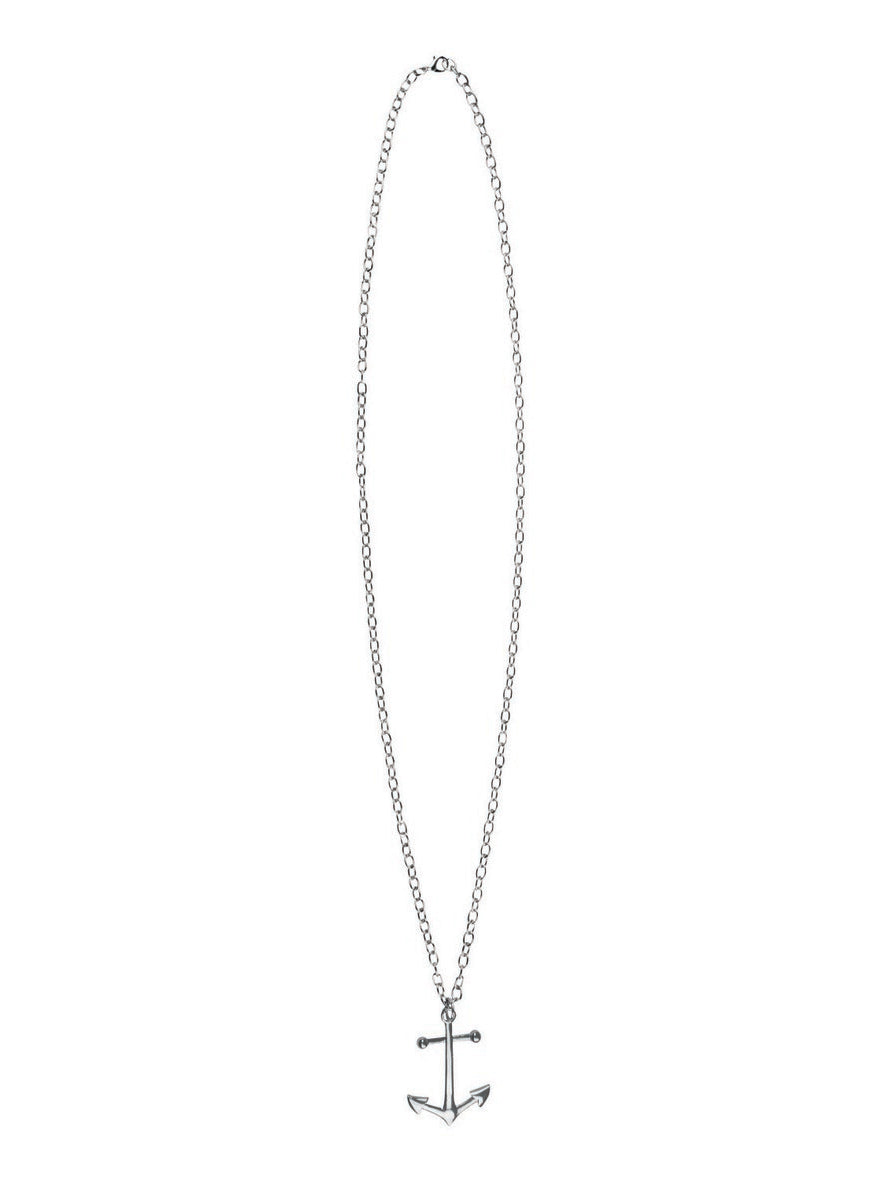 Collier ancre marine femme