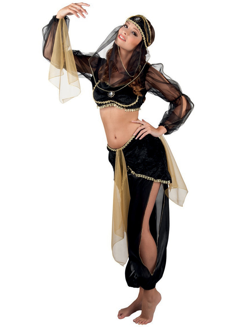 Déguisement danse du ventre noir femme
