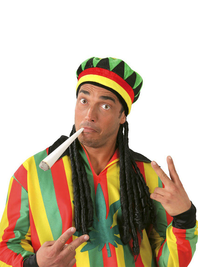 Bonnet Jamaïcain avec Rastas